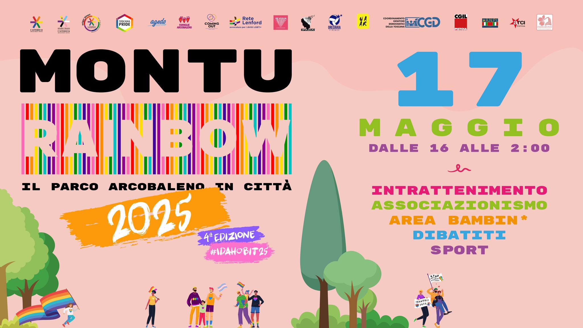 Monturainbow | Un parco arcobaleno in città